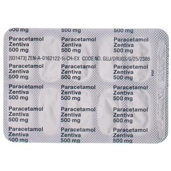 Paracetamol Zentiva Tabl 500 mg 100 pcs