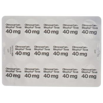 OLMESARTAN Mepha Teva Filmtabl 40 mg