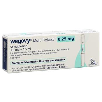 Wegovy Multi FixDose Inj Lös 0.25 mg Fertpen