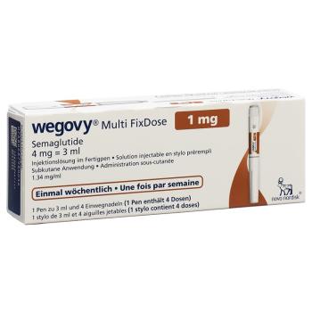 Wegovy Multi FixDose Inj Lös 1 mg Fertpen
