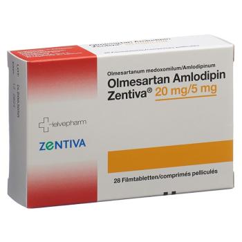 OLMESARTAN AMLO Zentiva Filmtabl 20/5 mg