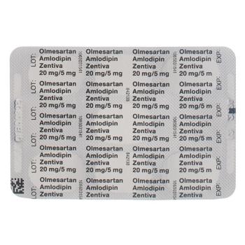 OLMESARTAN AMLO Zentiva Filmtabl 20/5 mg