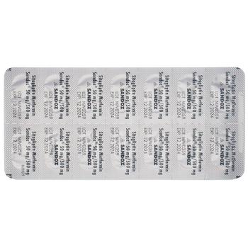 SITAGLIPTIN Metformin Sandoz 50/500mg