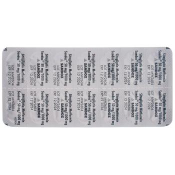 SITAGLIPTIN Metformin Sandoz 50/1000mg