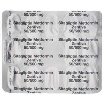 SITAGLIPTIN Metformin Zentiva 50/500mg