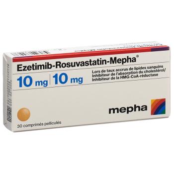 EZETIMIB ROSUVAST Mepha Filmtabl 10mg/10mg