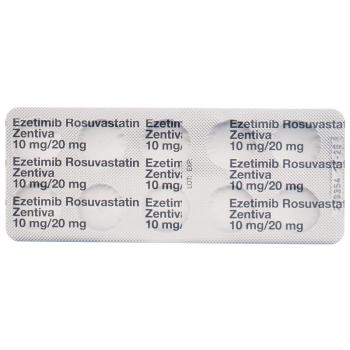 EZETIMIB ROSUVAST Zentiva Filmtabl 10/20 mg