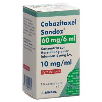 CABAZITAXEL Sandoz Inf Lös 60 mg/6ml