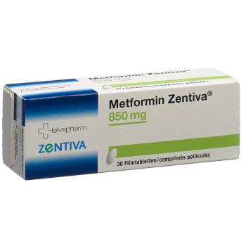 METFORMIN Zentiva Filmtabl 850 mg