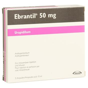 Ebrantil Inj Loes 50mg/10ml 5amp 10ml