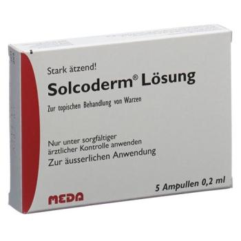 Solcoderm L&ouml;s 5 Amp 0.2 ml