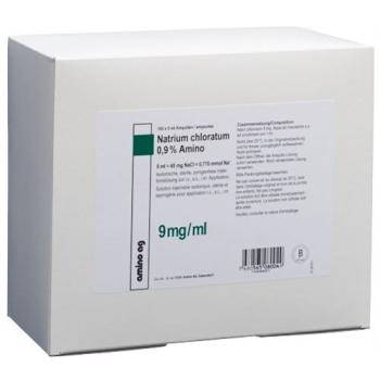 NaCl Amino Inj L&ouml;s 0.9% 5ml ampoules 100 pcs