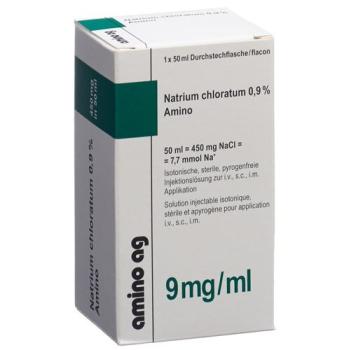 NaCl Amino Inj Los 0.9% 50ml vials