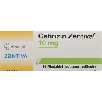 CETIRIZIN Zentiva film-coated tablets 10 mg