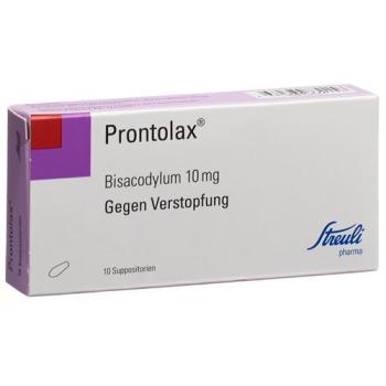 Prontolax Supp 10 mg 10 pcs