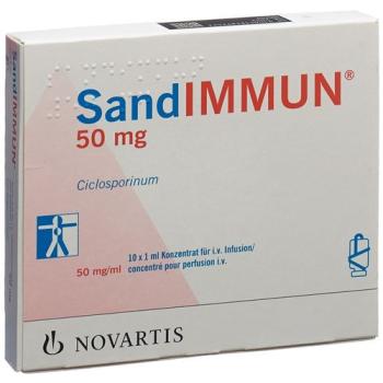 Sandimmun Inf Conc 50mg/ml 10amp 1ml