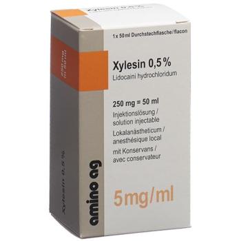 Xylesin Inj L&ouml;s 500 mg/100ml with preservative through 100 ml