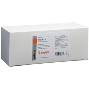 Xylesin Inj L&ouml;s 1000 mg/50ml with preservative 10 vials 50 ml