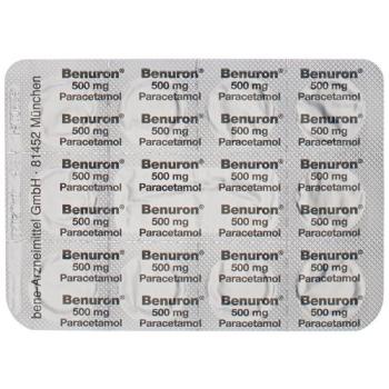 Ben-u-ron Tabl 500 mg 20 pcs
