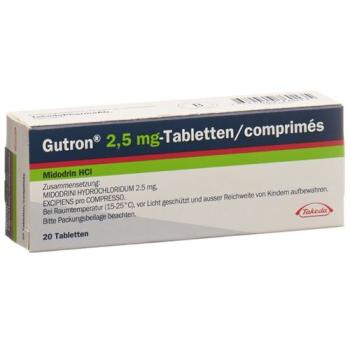 Gutron Tabl 2.5 mg 50 pcs