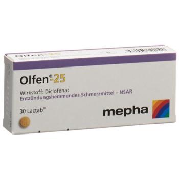 Olfen Lactab 25 mg 100 pcs