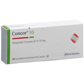 Concor Filmtablet 10 mg 30 pcs