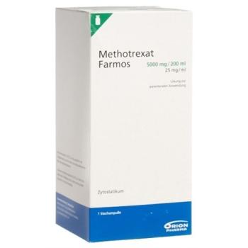 Methotrexate Farmos Inj L&ouml;s 5000 mg/200ml perf 200 ml