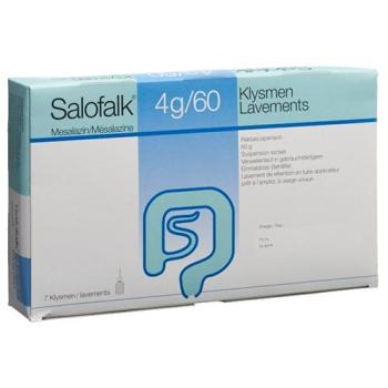 Salofalk enemas 4 g 7 pcs