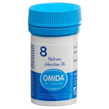 Omida Schuessler Nr8 sodium chloratum Tabl D 6 Ds 20 g