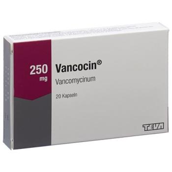 Vancocin Capsules 250 mg 20 pcs