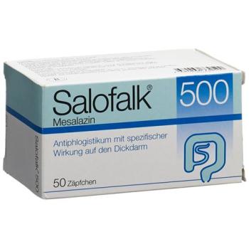 Salofalk Supp 500 mg 50 pcs
