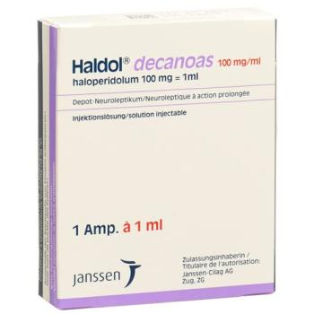 Haldol decanoas Inj Loes 100mg/ml amp 1ml
