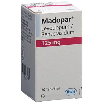 Madopar Tabl 125 mg Ds 30 pcs
