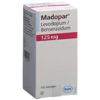 Madopar Tabl 125 mg Ds 100 pcs