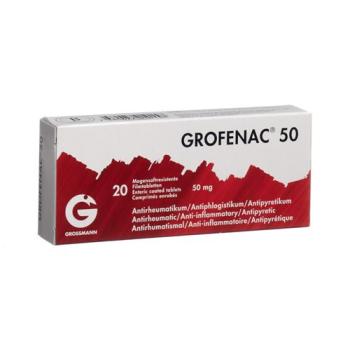 Grofenac Filmtablet 50 mg 20 pcs