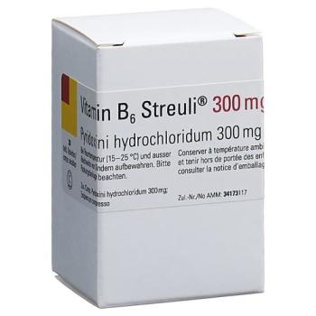 Vitamin B6 Streuli Tabl 300 mg Ds 20 pcs
