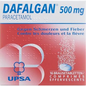 Dafalgan effervescent tablet 500 mg 16 pcs