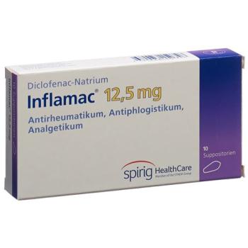 Inflamac Supp 12.5 mg 10 pcs