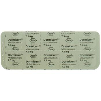 Dormicum Filmtablet 7.5 mg 10 pcs
