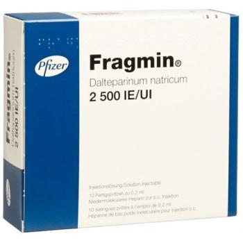 Fragmin Inj L&ouml;s 2500 IU/0.2ml 10 Fertspr 0.2 ml