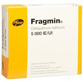 Fragmin Inj L&ouml;s 5000 IU/0.2ml 10 Fertspr 0.2 ml