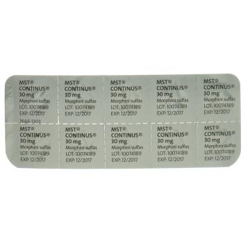 MST Continus Ret Tabl 30 mg 60 pcs