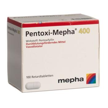 Pentoxi-Mepha Ret Tabl 400 mg 100 pcs