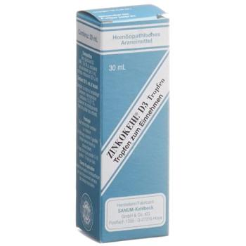 Zinkokehl Drops D 3 Fl 30 ml