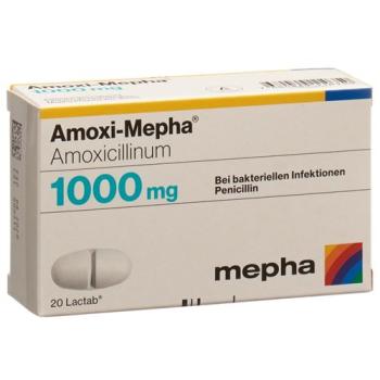 Amoxi-Mepha Lactab 1000 mg 20 pcs