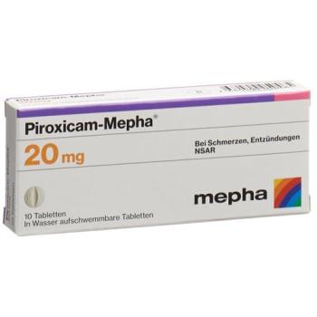 Piroxicam-Mepha Tabl 20 mg 10 pcs