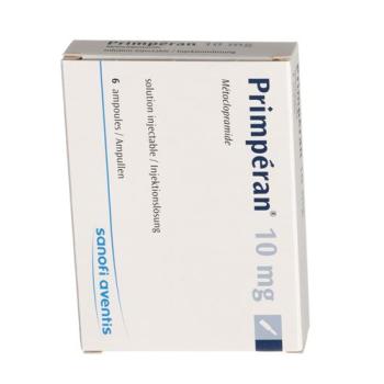 Primperan Inj L&ouml;s 10 mg/2ml i.m./i.v. 6 amps 2ml