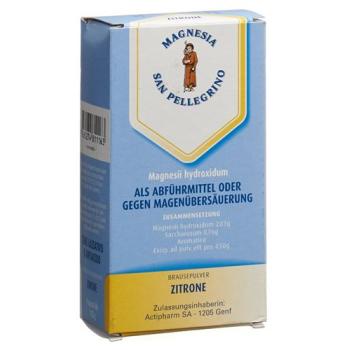 Magnesia San Pellegrino Effervescent Plv lemon 125 g