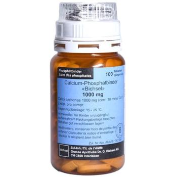 Calcium phosphate binder Bichsel Tabl 1000 mg 100 pcs