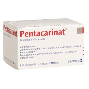 Pentacarinate dry sub 300 mg for injection or inhalation